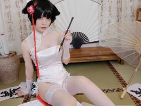 碧蓝航线白丝大长腿美女新春高雄cosplay图片合集