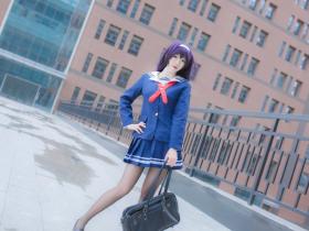 蓝色制服长腿黑丝美女霞之丘诗羽学姐图片合集