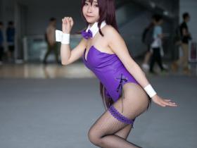 性感萌妹子Cosplay黑鱼网兔女郎图片合集