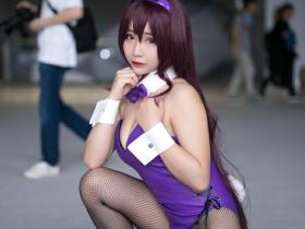 性感萌妹子Cosplay黑鱼网兔女郎图片合集