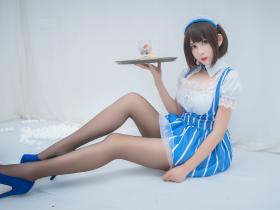 路人女主的养成方法性感黑丝袜加藤惠女仆Cosplay图片 你想要一个吗?