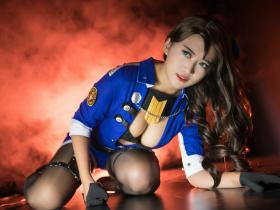 碧蓝航线崩姊黑丝性感美女Cosplay图片 如果這個世界真的有煉獄存在