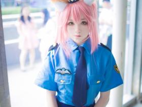 高清长腿黑丝心肝吊带袜制服猫耳女cosplay图片 准备好了吗?