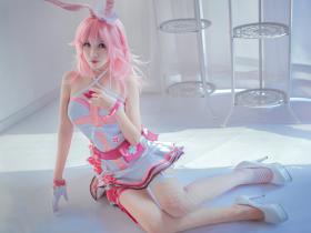 高清崩坏学园性感丝袜护士装八重樱Cosplay福利图片 御姐制服腿玩年丝袜都有