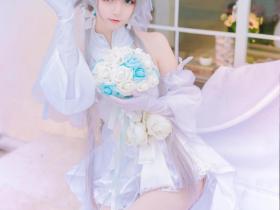 洛天依花嫁性感白丝美腿cosplay图片福利合集