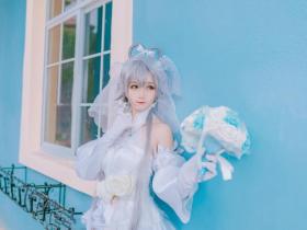 洛天依花嫁性感白丝美腿cosplay图片福利合集