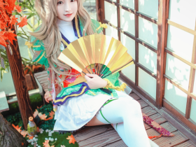 漂亮小姐姐Cosplay白丝腿袜LOVELIVE南小鸟高清图片 美极了