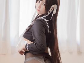 性感妩媚黑丝大长腿碧蓝航线爱宕Cosplay福利图片