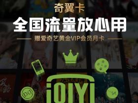 奇翼卡畅想全国流量+爱奇艺黄金会员 追剧神器电信爱奇艺联名卡免费领