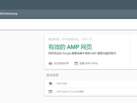 谷歌AMP如何通过验证正是上线?AMP如何在移动端显示闪电图标