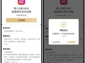爱奇艺会员/体育会员免费领取国美跨年满110减100元优惠券 仅限购买家电