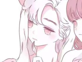 双人闺蜜头像一左一右手绘配对图片 闺蜜头像一人一半拼接微信qq头像